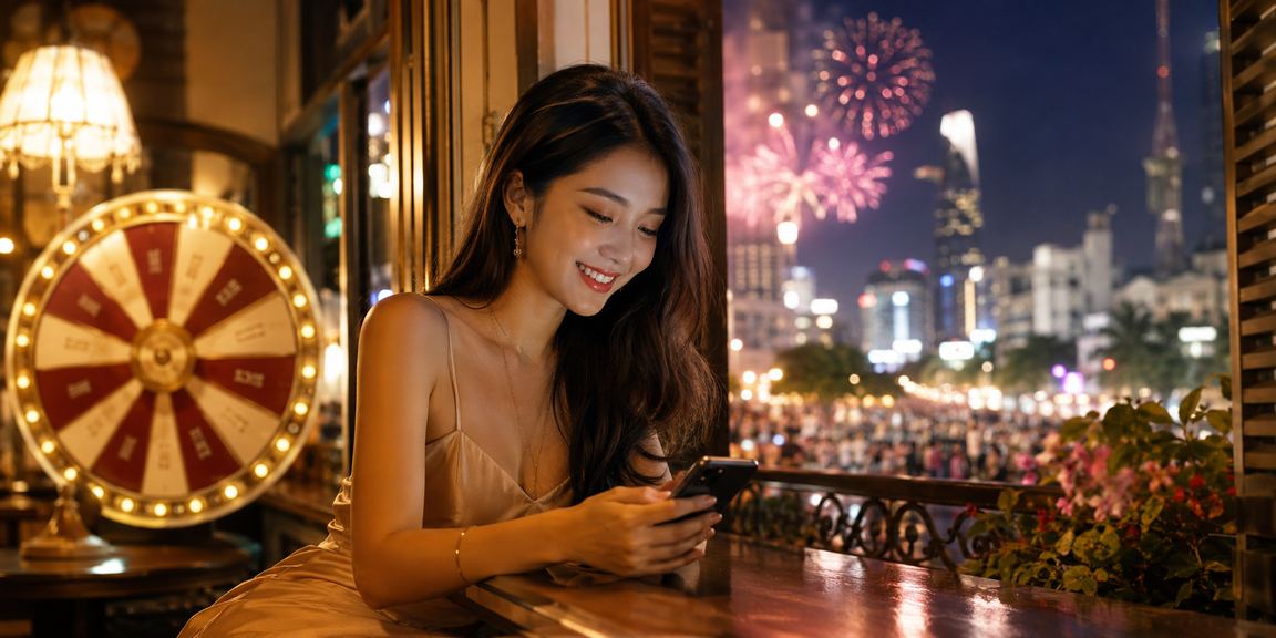 Người dùng tại TP.HCM trải nghiệm soicaumienphi trên điện thoại bên cốc cà phê