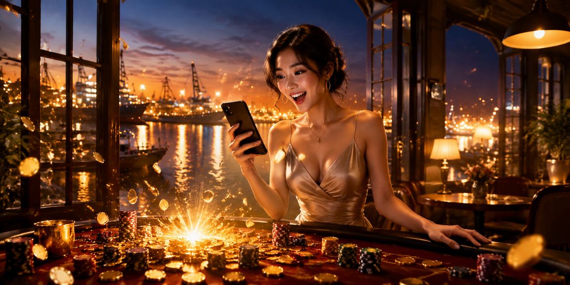 Người dùng Vũng Tàu thưởng thức cà phê và truy cập sảnh casino mobile